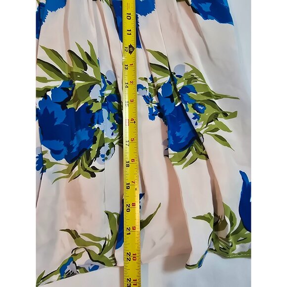 Boden Womens Sleeveless Floral‎ Midi Dress V-Neckline Pleated Bodice Size US 4 - Picture 16 of 16